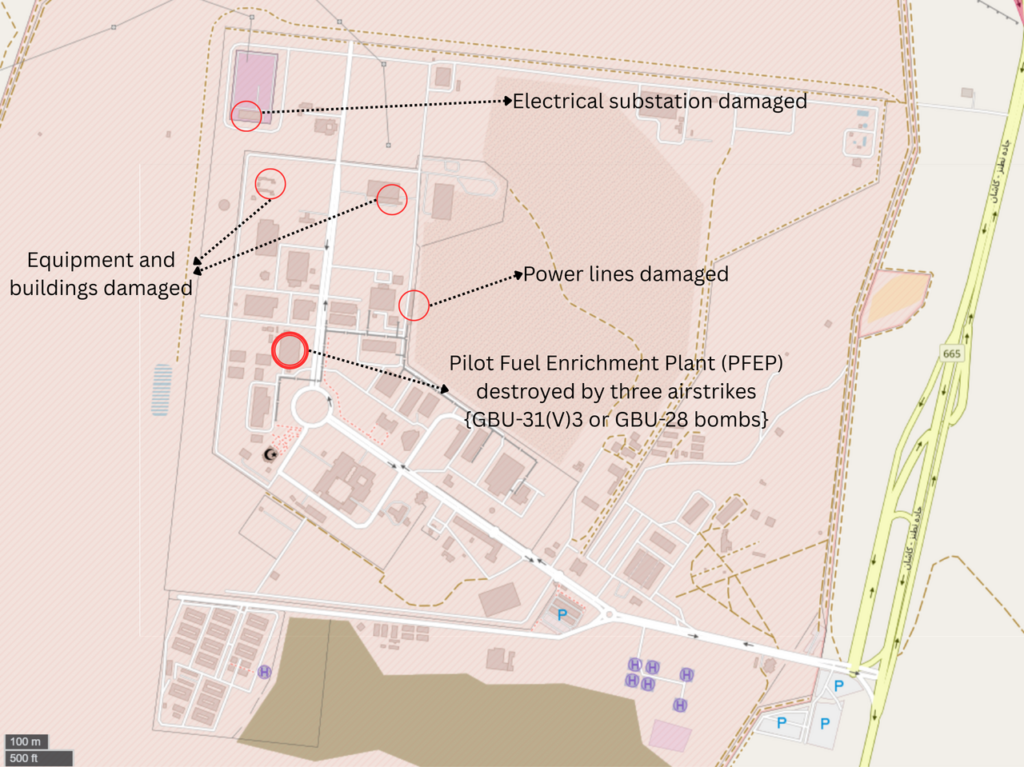 Israeli Airstrikes on the Natanz Nuclear Facility during Operation Rising Lion