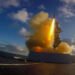 the Forbin fired an ASTER 30 missile with a combat load on a supersonic target. The Air Defence Frigate (FDA) Forbin is taking part in the combined air and missile defence exercise