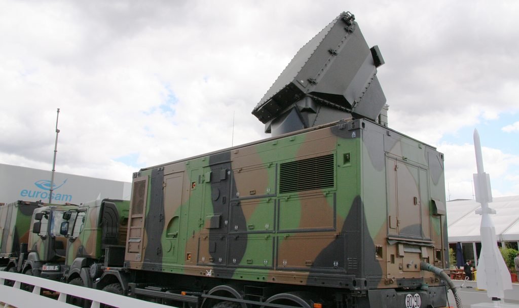 The "radar module" of the SAMP/T Ground-based air defence system