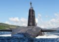 A British Vanguard-class ballistic missile submarine