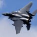 An F-15E Strike Eagle assigned to the 492nd Fighter Squadron flies