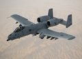 A U.S. Air Force A-10 Thunderbolt II flies over the U.S. Central Command area of responsibility in support of Operation Freedom's Sentinel, June 29, 2020. The Thunderbolt II is a highly accurate, global reach airframe that provides U.S. and coalition forces a maneuverable close air support and precision strike platform. (U.S. Air Force photo by Staff Sgt. Justin Parsons)