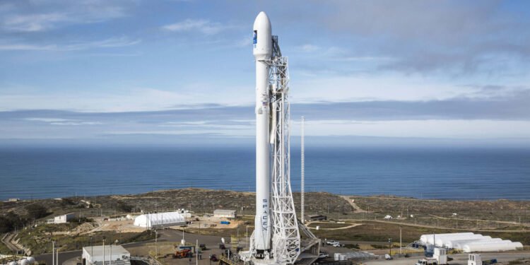 SpaceX Falcon 9 first stage booster successfully touching down on an autonomous spaceport drone ship at sea.
