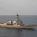 Arleigh Burke-class guided-missile destroyer USS Pinckney (DDG 91) conducts blockade operations, April 17, 2026. Pinckney is deployed to the U.S. 5th Fleet area of operations to support maritime security and stability in the Middle East.