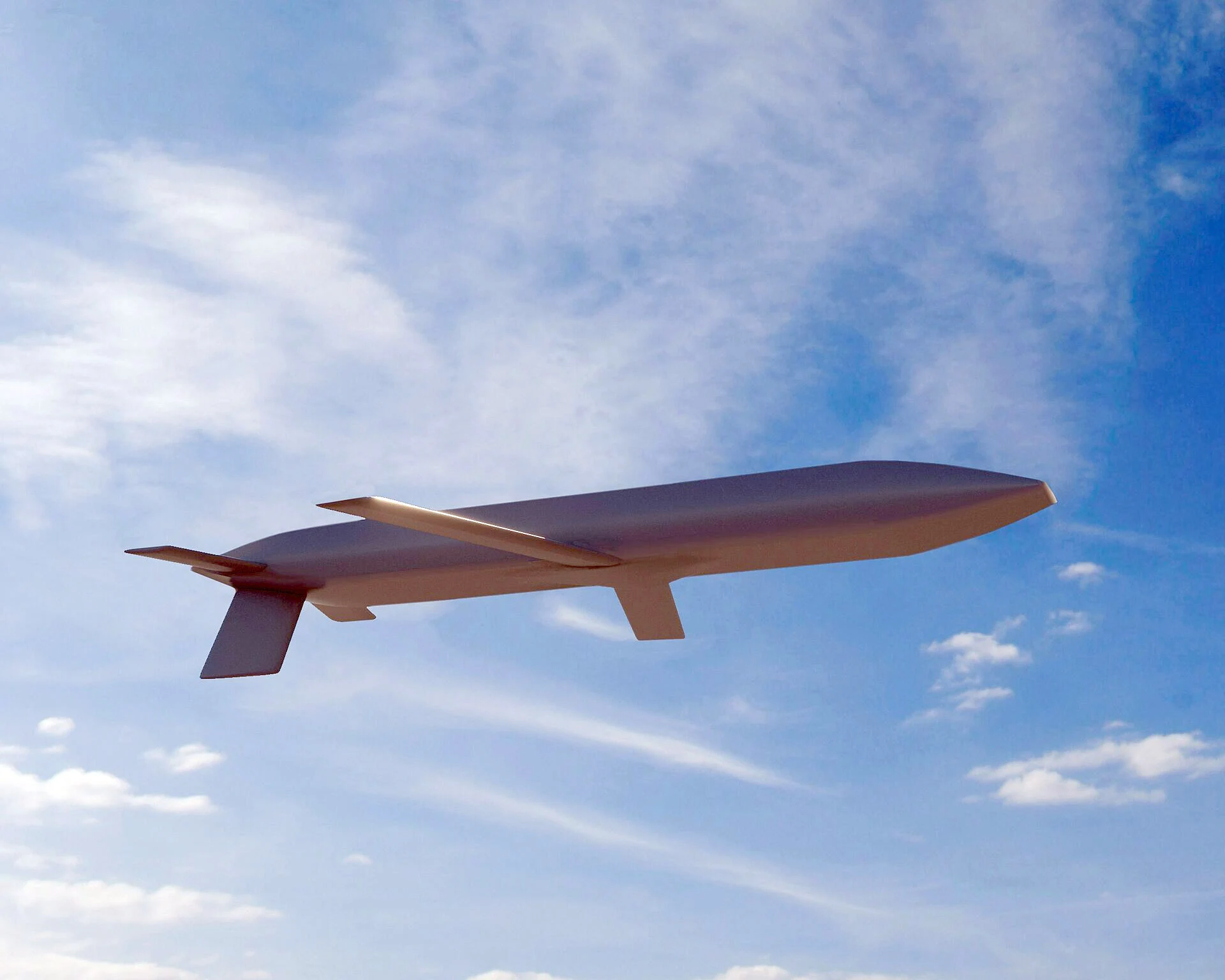 An artist's rendering of the USAF Advances $30B AGM-181A LRSO Nuclear Cruise Missile