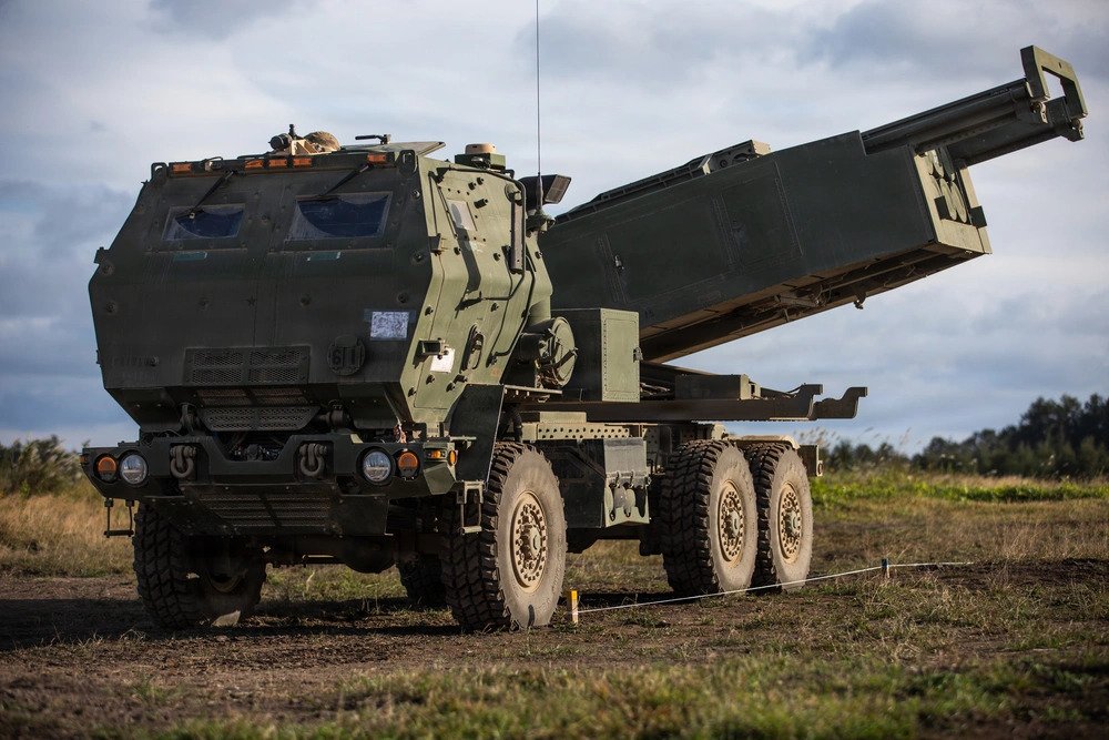 An M142 High Mobility Artillery Rocket System (HIMARS) assigned to 1-17 Long Range Fires, 3d Multi-Domain Task Force, is staged during rehearsal operations at Yausubetsu Training Area, Hokkaido, Japan, Sept. 18, 2026, during Exercise Orient Shield 26.