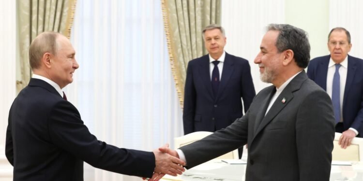 photo of vladimir putin with With Foreign Minister of Iran Abbas Araghchi