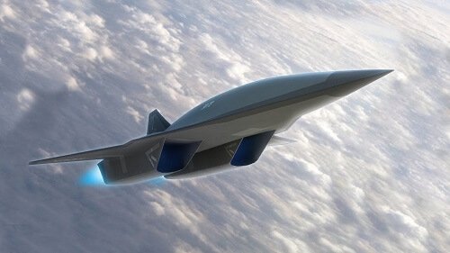 Conceptual illustration of the SR-72 hypersonic program