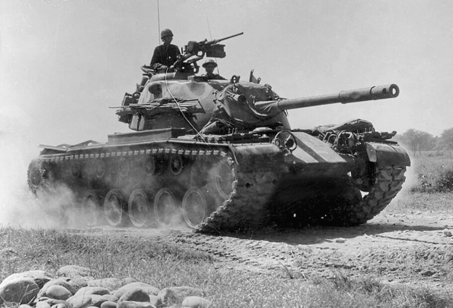 M48 Patton tank, standard cold war armor.