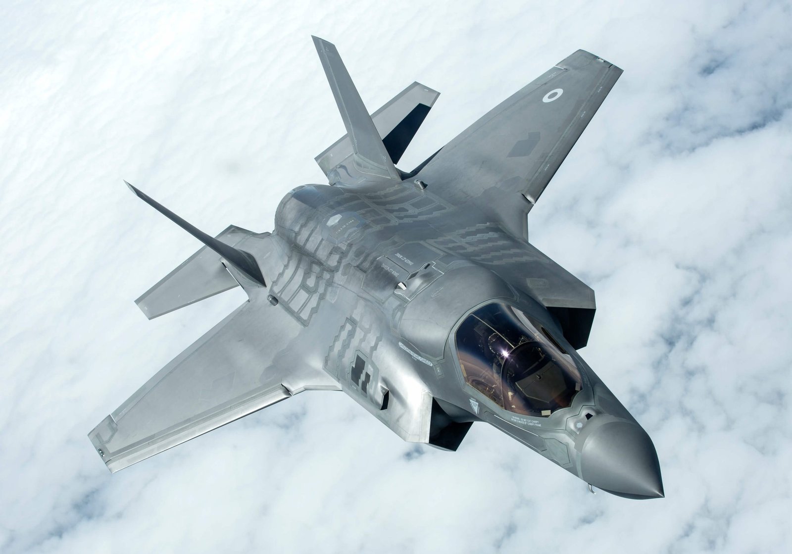 Royal Air Force F-35B in the sky
