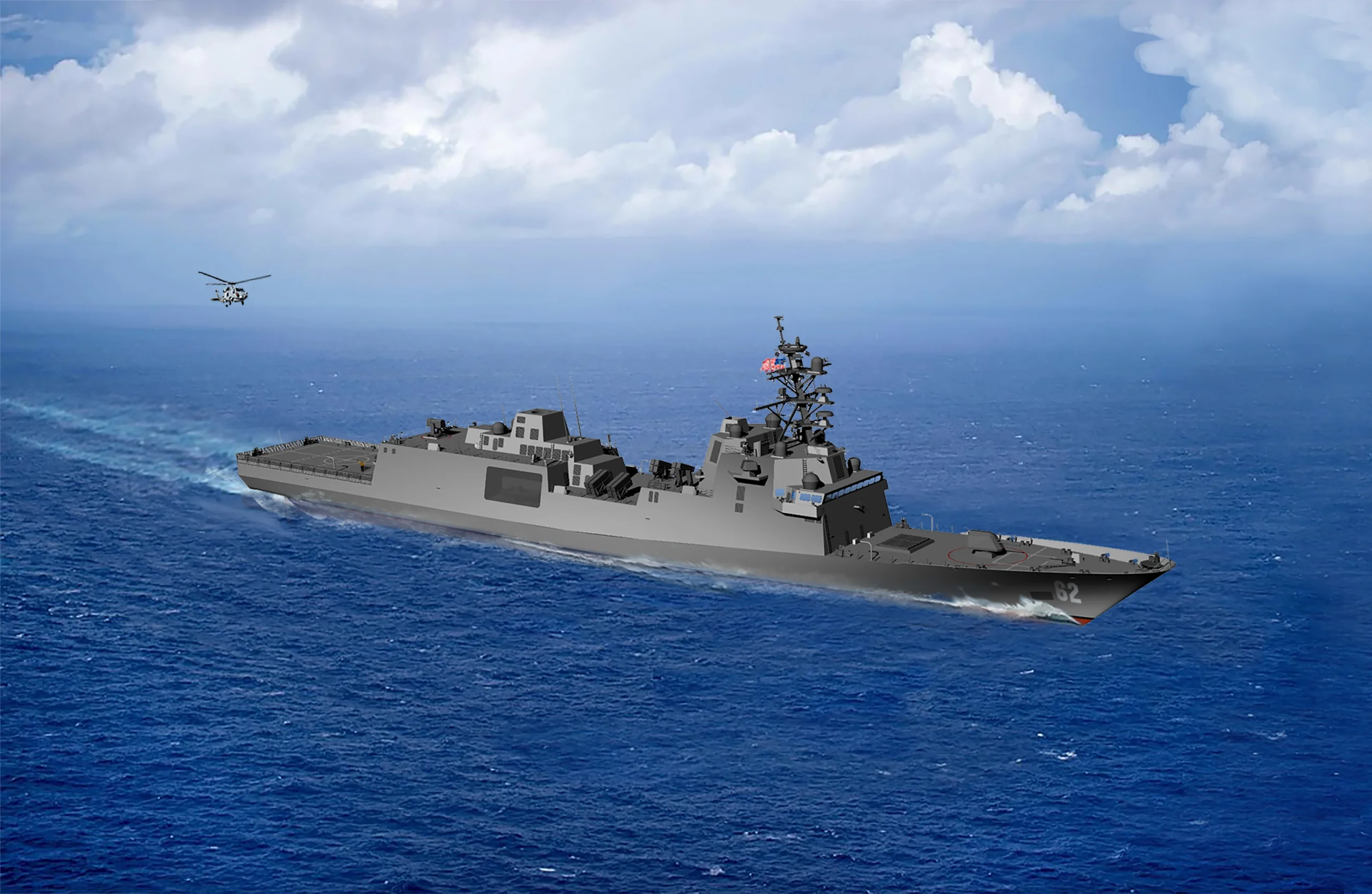 An artist's rendering of the final Constellation-class design