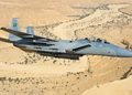 An advanced RSAF F-15SA Strike Eagle fighter jet equipped with precision-guided munitions