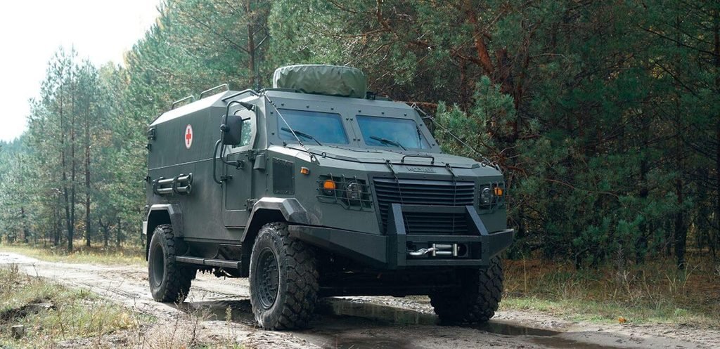 Kozak-5MED, a Ukrainian domestic medical armored evacuation vehicle