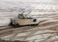 XM30 prototype infantry fighting vehicle designs for U.S. Army testing.