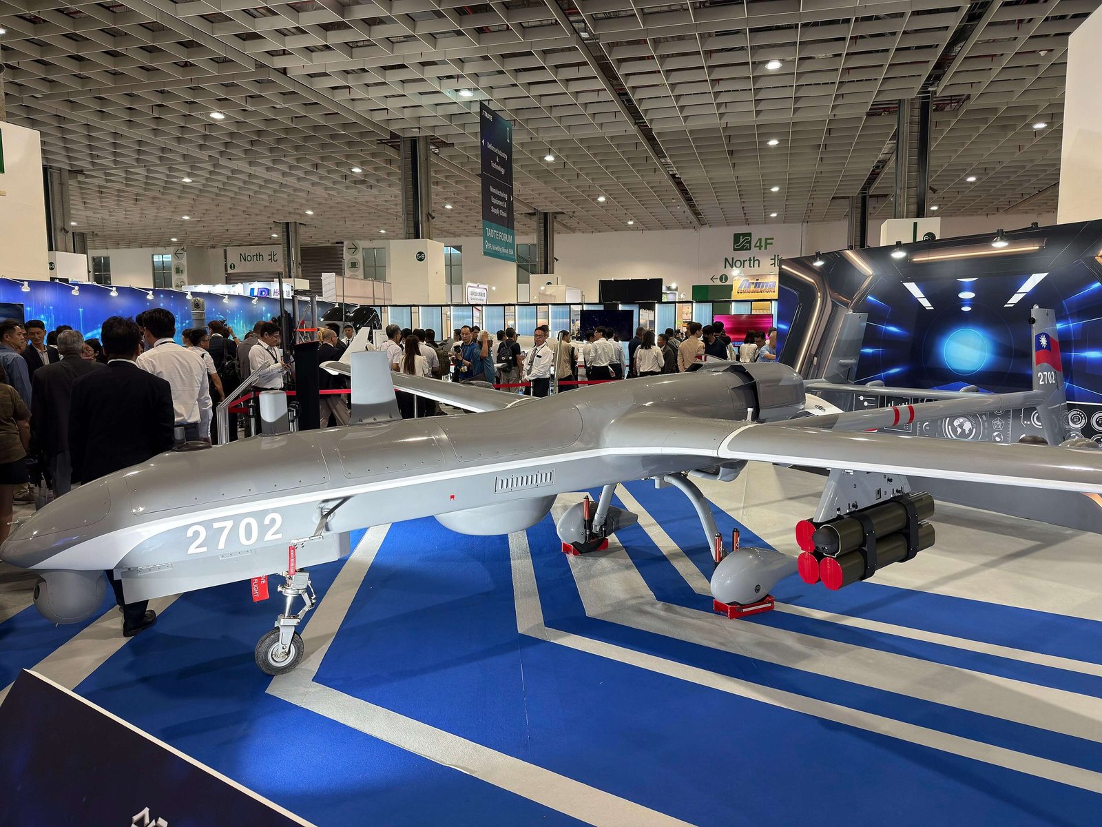 NCSIST Albatross II UAV 2702 in 2025 Taipei Aerospace & Defense Technology Exhibition